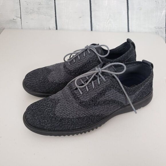 Cole Haan 2.Zerogrand Stitchlite Oxford Sneaker Dress Shoes Mens Size 9.5 Black main image 6